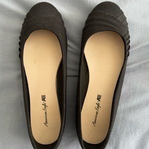 BLACK AE FLATS